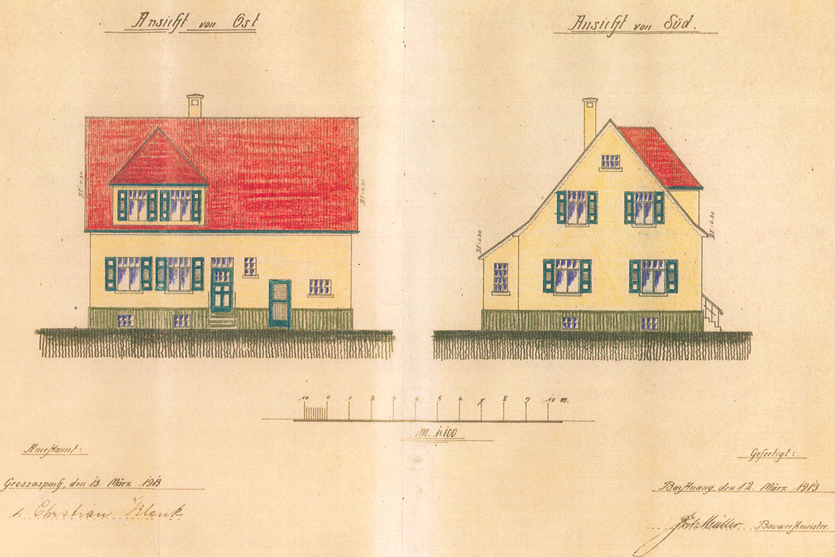Blumen Klenk – unsere Historie – 1913 Blumen Klenk – unsere Historie – 1913